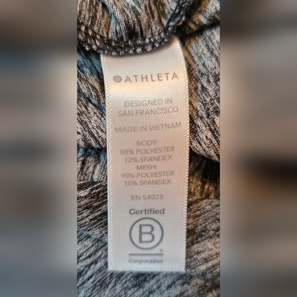 Athleta Heather Gray Lightweight Performance Zip … - image 5